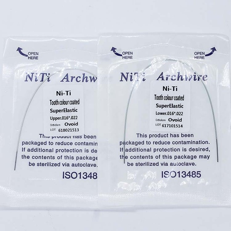 Denture Material Product Dental Wires Coated Niti Orthodontic Archwire