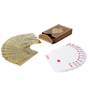 Waterproof Us Card Customized Custom Logo Poker Gold Black Paper 100 Plastic Adult Sale Club Printing Kem Nude  Playing Cards