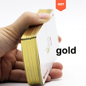 Customized Paper Playing Card Wholesale Gold Foil Game Cards Printing Silver Poker Card Manufacturer For Adults