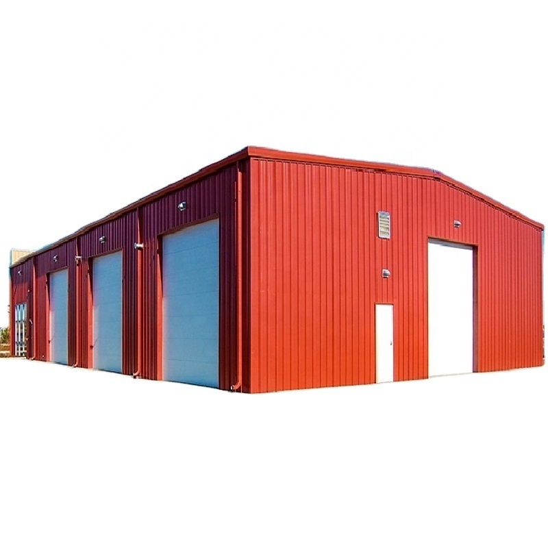 Foshan Fast Install Iron Prefabricated Prefab Warehouse , Pre Engineering Steel Structure Building Warehouse