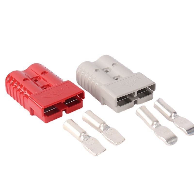 Battery plug electric charging head high current terminal quick connector