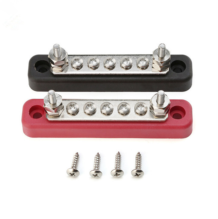 48V 100A 150A terminal block 5 way copper bus bar connector