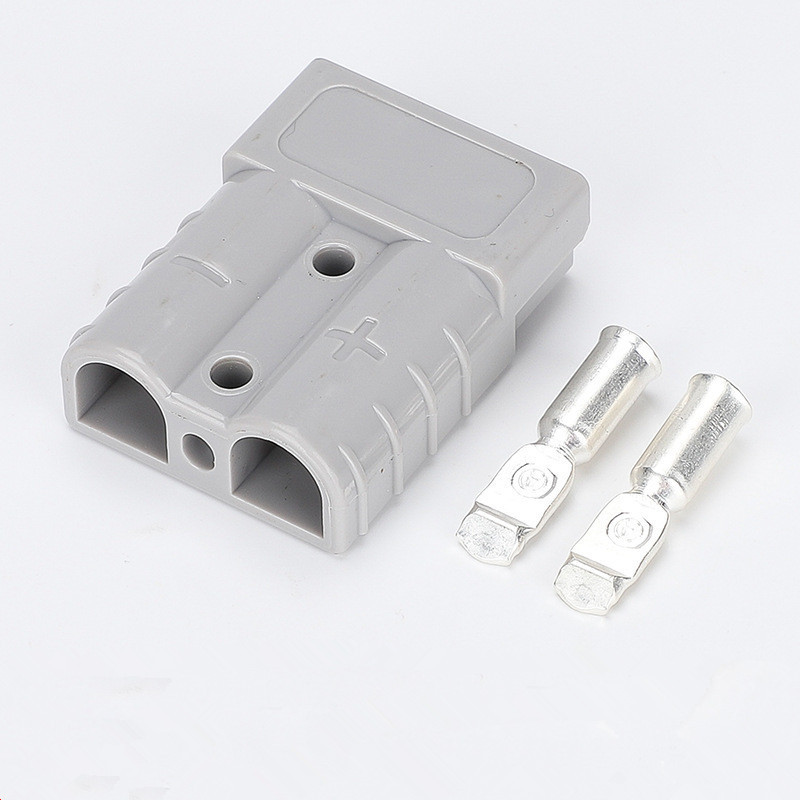 Battery plug electric charging head high current terminal quick connector