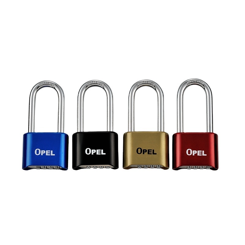 OPEL Mini Digital Unlock Padlock Without Key Security Padlock Custom Color Lock