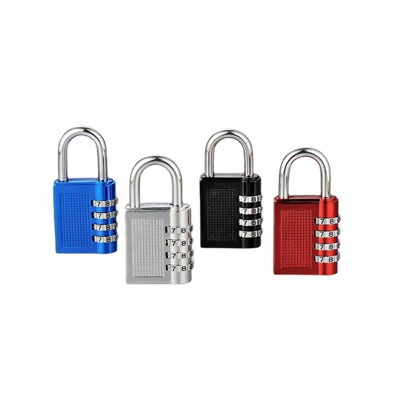 Multifunctional  4 Letter Combination Outdoor Cover Padlock Code Lock Digital