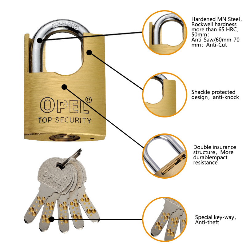 Heavy duty lock deadbolt padlock door security lock for wholesales