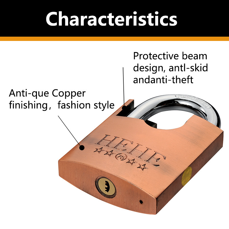 HEHE Multifunctional Wide Application Anti-theft Lock Cheap Luggage Padlock Hardware Accessories with great price