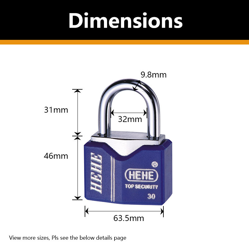 Heavy Duty Iorn Padlock Combination Lock Gym Locks With Low Price