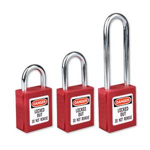 Anti-Magnetic Loto Safety Padlocks With 6mm Hardened Steel Shackle padlock Keyed For Industrial Lockout-Tagout