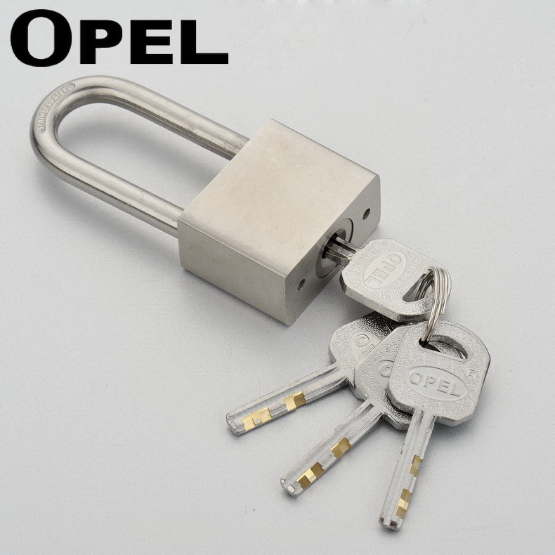 OPEL Marine Grade 201/304 stainless steel anti-rust waterproof padlock for outdoor lock use best padlock