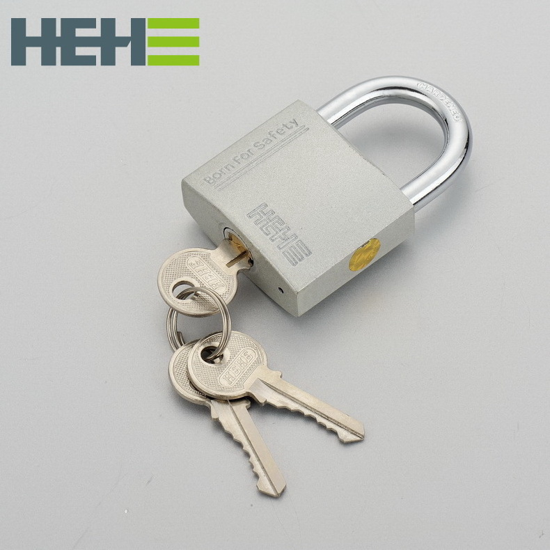 (TH)Top Security Sliver Paint Iron Master Lock Padlock