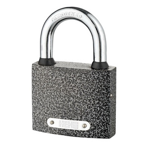 40mm 50mm 60mm Top Security Black Color Paint Iron Padlock With Waterproof Ring