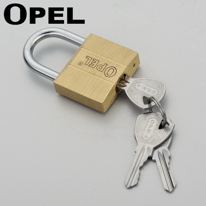 40mm High Security Heavy Duty Candado De Laton Arc Shape Solid Brass Copper Weather Proof Brass Master Lock Padlock