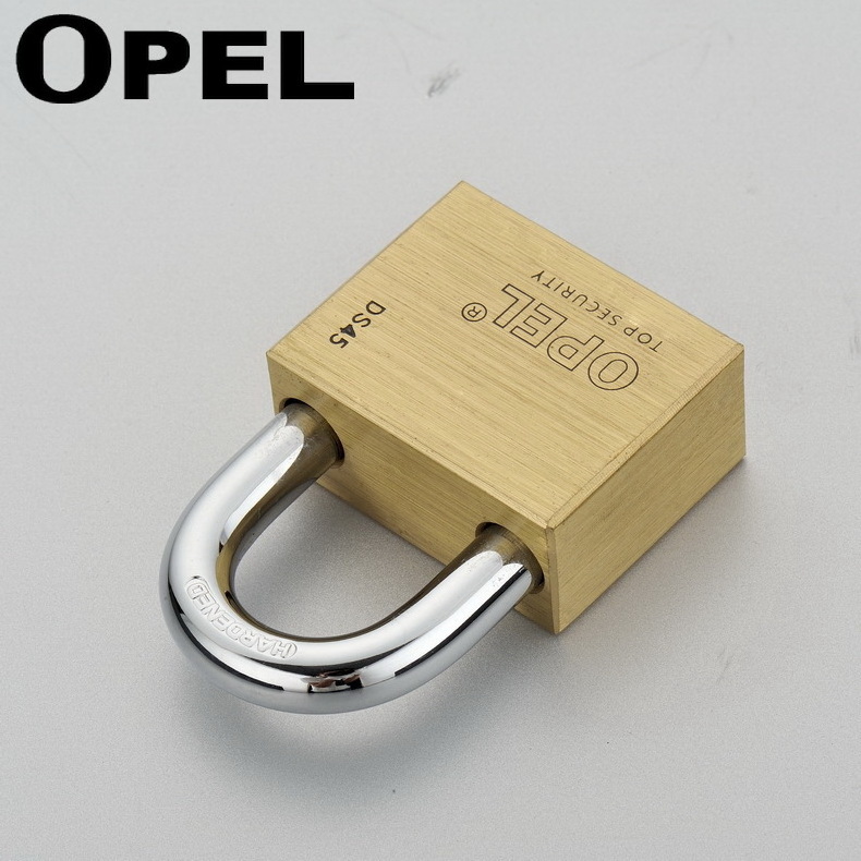 Top Security Short Shackle Square Waterproof Anti Rust Anti Cut Anti saw Safety brass padlock