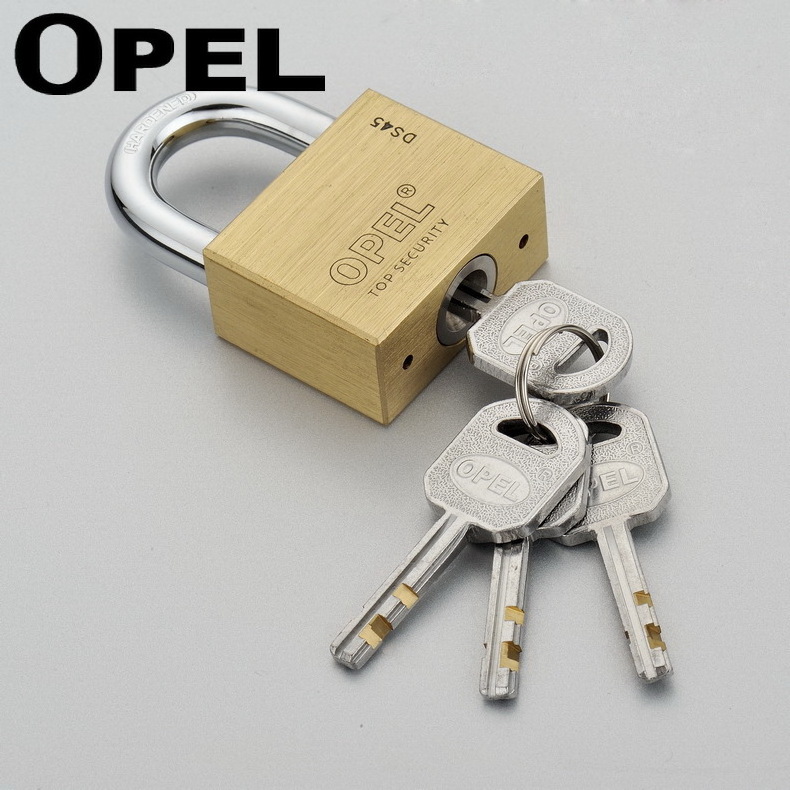 Top Security Short Shackle Square Waterproof Anti Rust Anti Cut Anti saw Safety brass padlock