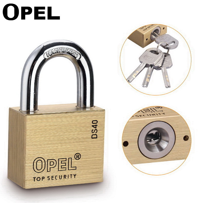 Top Security Short Shackle Square Waterproof Anti Rust Anti Cut Anti saw Safety brass padlock