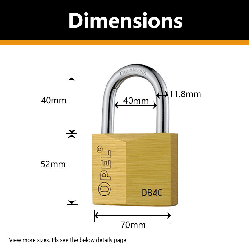 New Design Combination Sanding Copper Brass Padlock Gym Locker Lock With Great Price