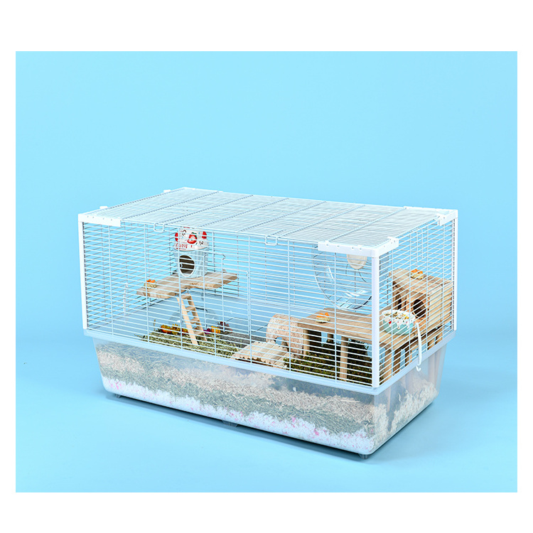 Factory Customized High Quality Hamster Cage Transparent Apartment Cage Reducing Odor Accumulation And Barrier-Free Interaction