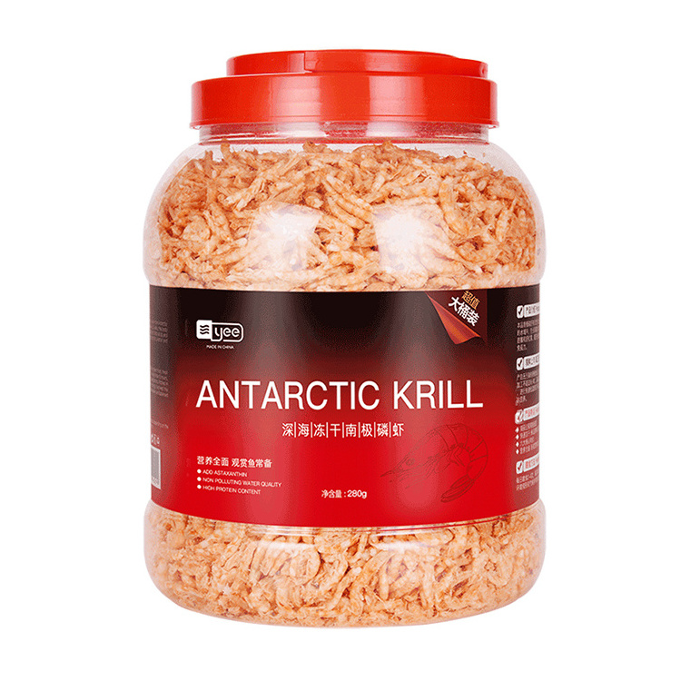 Fish Feed Antarctic Krill Ornamental Fish Food Dried Shrimp Pet Food Factory Wholesale Fish Feed