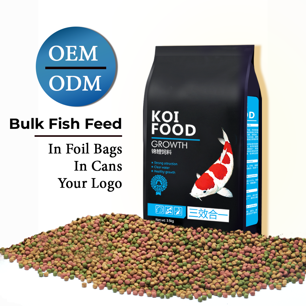 Fish Food Flakes Koi Feed Goldfish Koi  Fish Feed In Bags Wholesale Aquarium Ornamental Fish Food