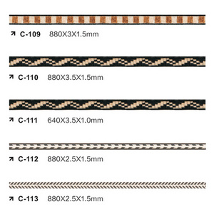 Wholesale Colorful wood Beading Strip Wood Binding Guitar Purfling for Guitar Body Project Parts