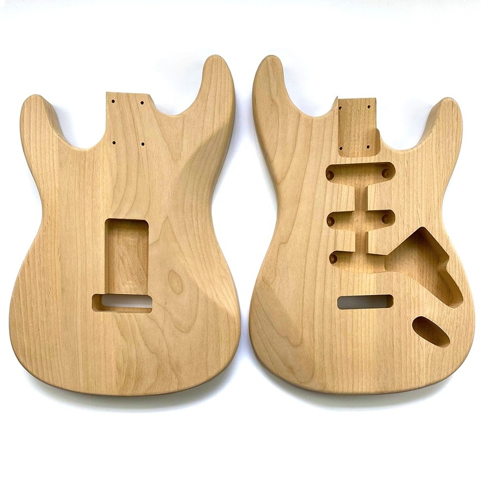 Custom Electric Guitar Body Alder Unfinished ST Guitar body for DIY Electric Guitar Kit