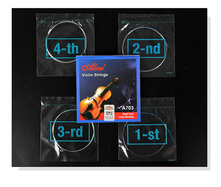 Wholesale Alice A703  Set of 4 pieces E A D G Violin String For Music Accessories