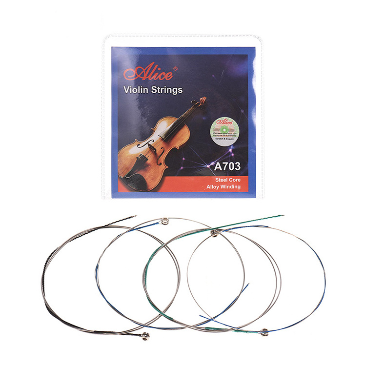 Wholesale Alice A703  Set of 4 pieces E A D G Violin String For Music Accessories