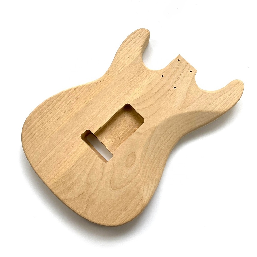 Custom Electric Guitar Body Alder Unfinished ST Guitar body for DIY Electric Guitar Kit