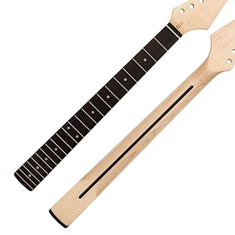 Yasen Wholesale 22 Frets Canadian maple neck Stain ST electric guitar neck with rosewood fingerboard