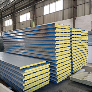 Factory customized high density Insulated sandwich roof panels EPS/rock or glass wool/PU sandwich panel for outdoor house