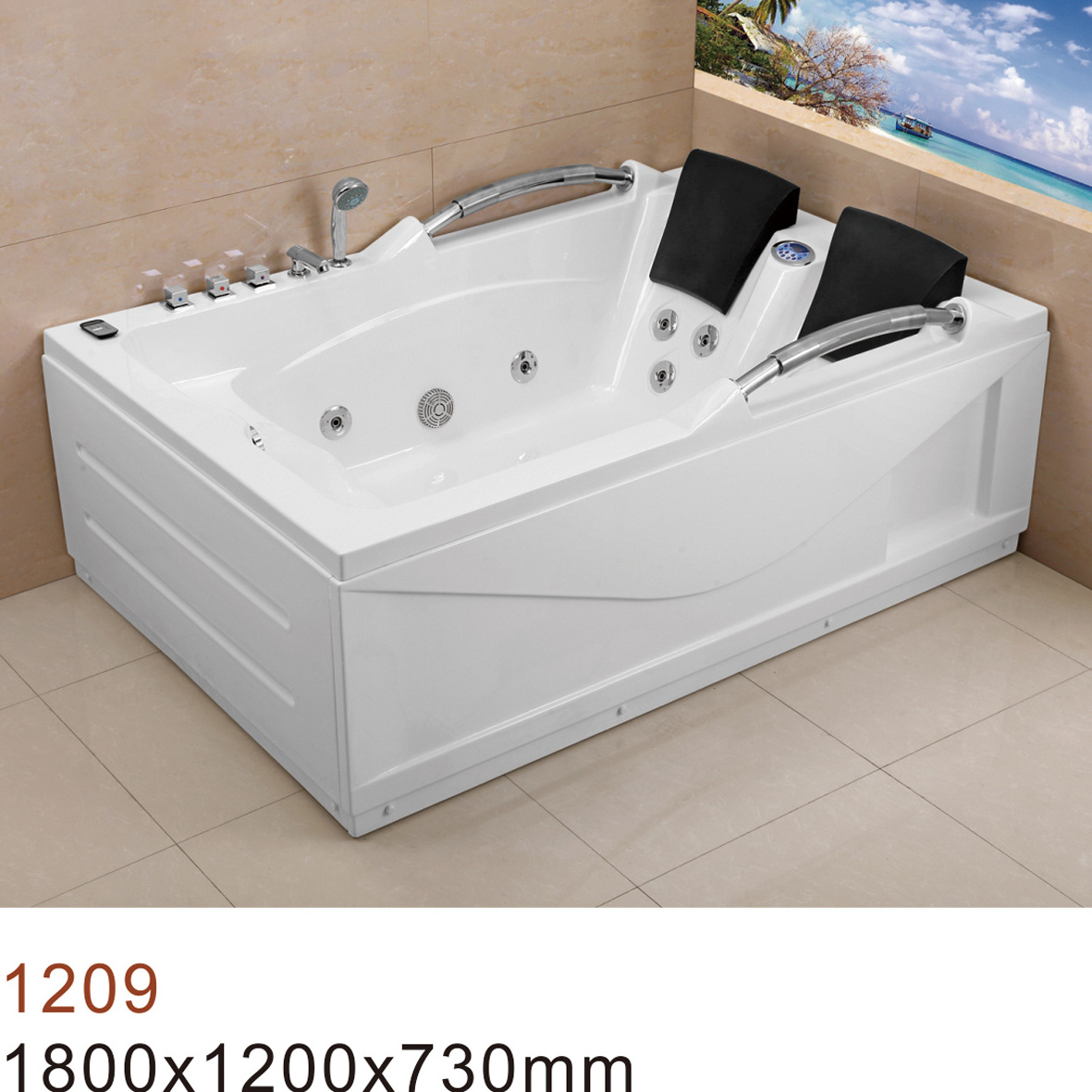 Air jet bubble corner bathtub hydro quality luxury cheap spa whirlpool bathtub