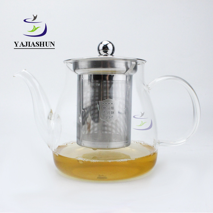 600ml Glass Turkish Coffee Pot Induction Glass Tea Pot Tempered Glass Kettle