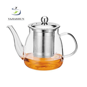 600ml Glass Turkish Coffee Pot Induction Glass Tea Pot Tempered Glass Kettle