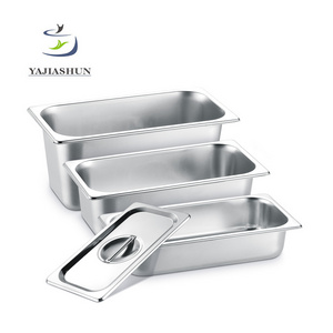 Hotel Catering Equipment American Style Stainless Steel 1/3 GN Pan Food Pans Stainless Steel Ice Cream Container