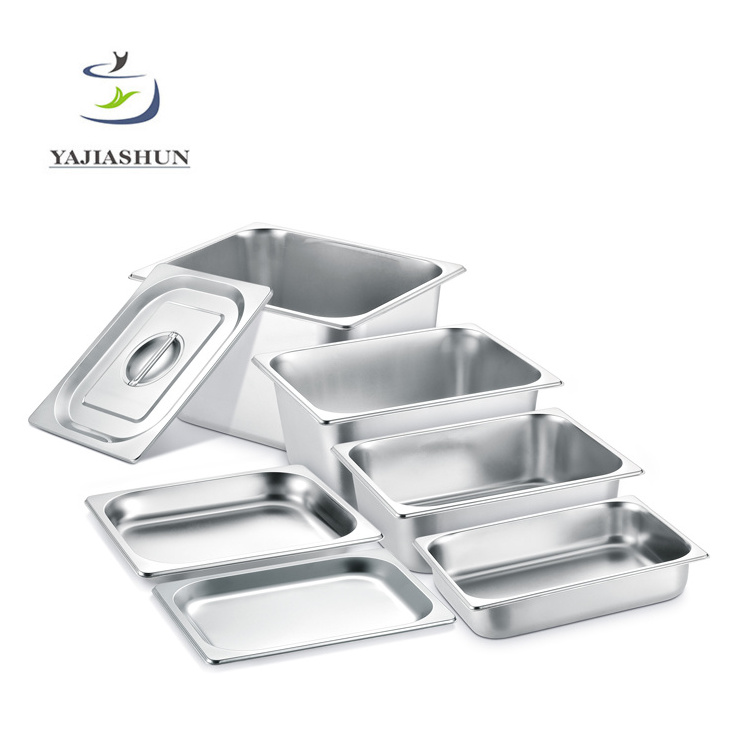 Hotel Catering Equipment American Style Stainless Steel 1/3 GN Pan Food Pans Stainless Steel Ice Cream Container