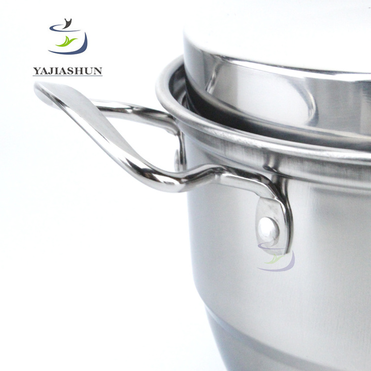 Cheaper Stainless Steel Casserole & Sauce Pan Kitchen Stock Pots With  Stainless Steel Lid And Steamer