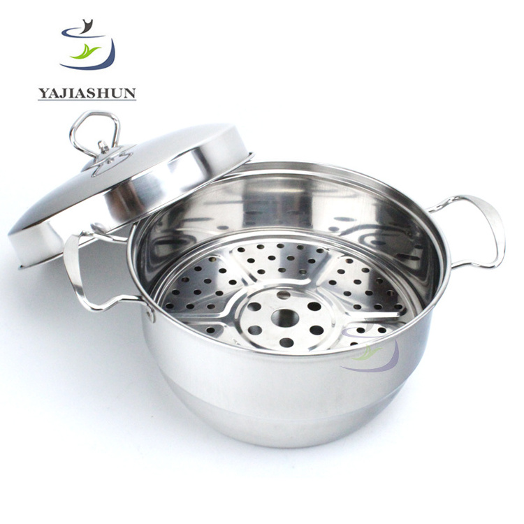 Cheaper Stainless Steel Casserole & Sauce Pan Kitchen Stock Pots With  Stainless Steel Lid And Steamer