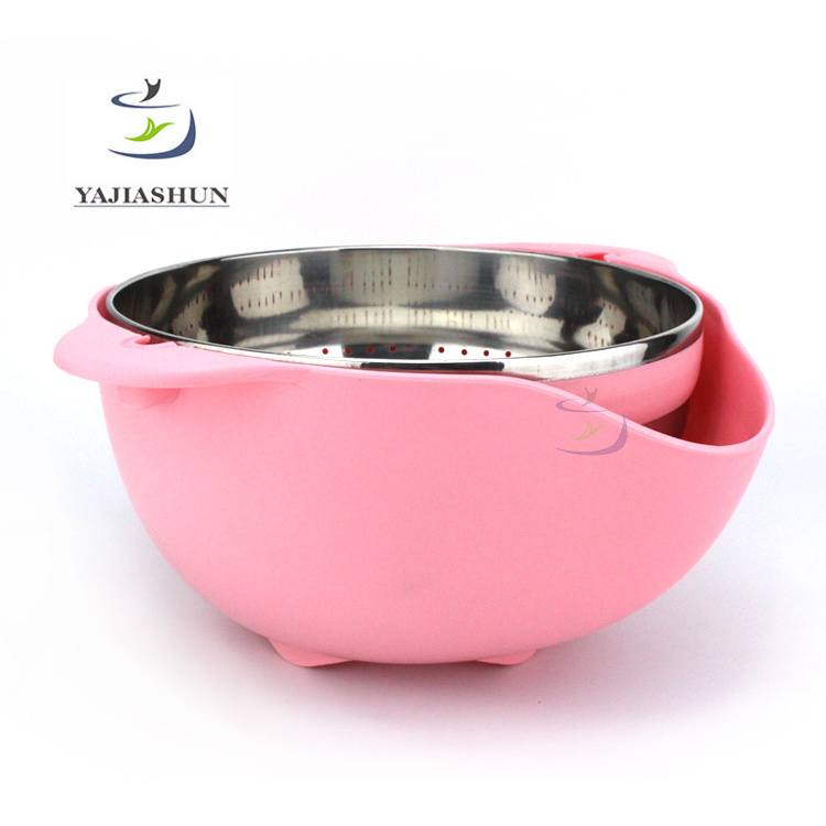 Mini Stainless Steel Colander Plastic Strainer Colander Basket For Washing Fruit Vegetable