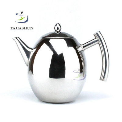 Top Grade Oval Stainless Steel Chinese Tea Kettle Coffee Pot With Filter Water Pots & Kettles