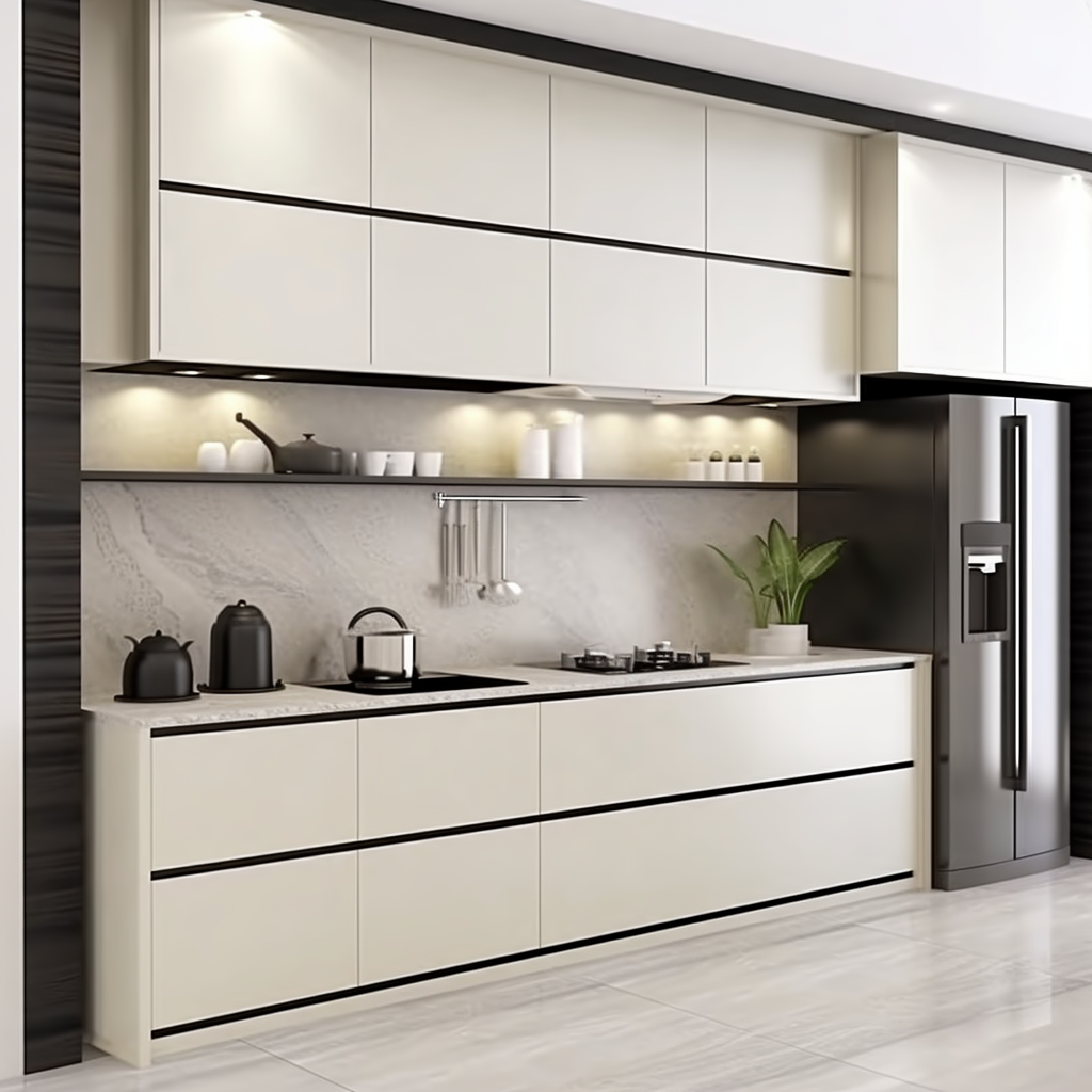 Wholesale modern kitchen new design cheap kitchen cabinets in china foshan factory