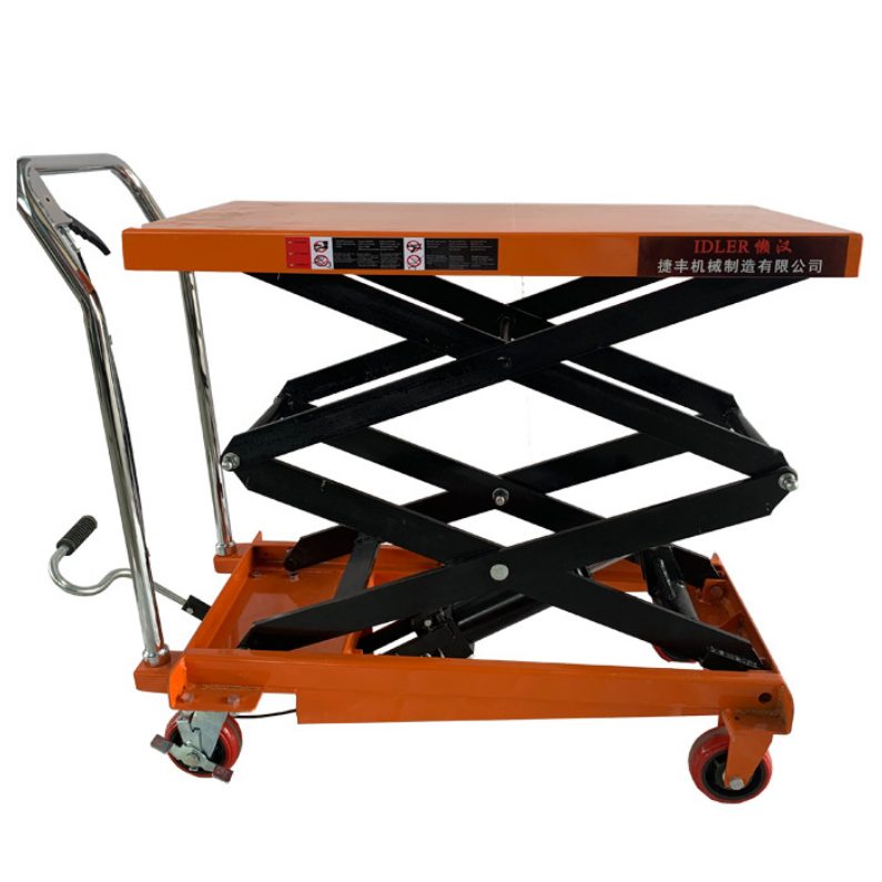 Lifting Platform 500kg Manual Mobile Hydraulic Scissor lift Table Truck 800kg