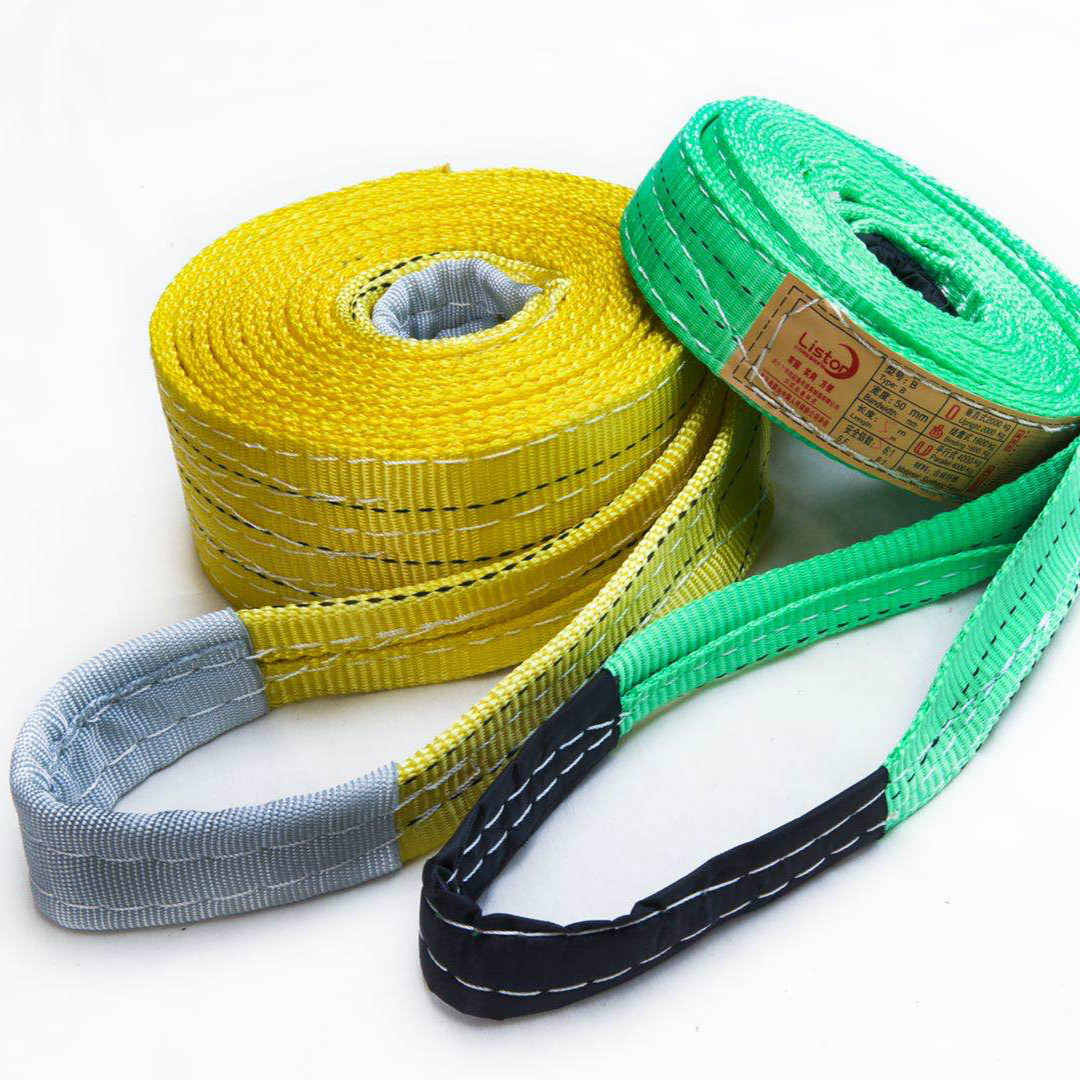 Polyester 5 ton webbing sling belt type/acid resistant slings/nylon lifting sling