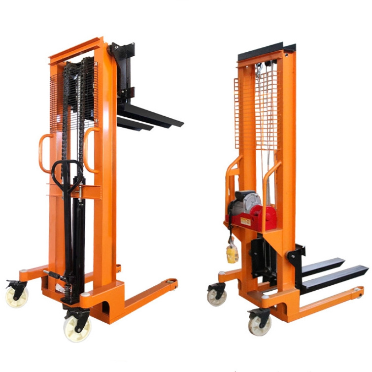 Hydraulic hand operated forklift manual lifter forklift