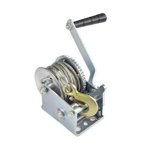 1200LBS Steel Wire Cable Manual Hand Winch With Hook For Boat