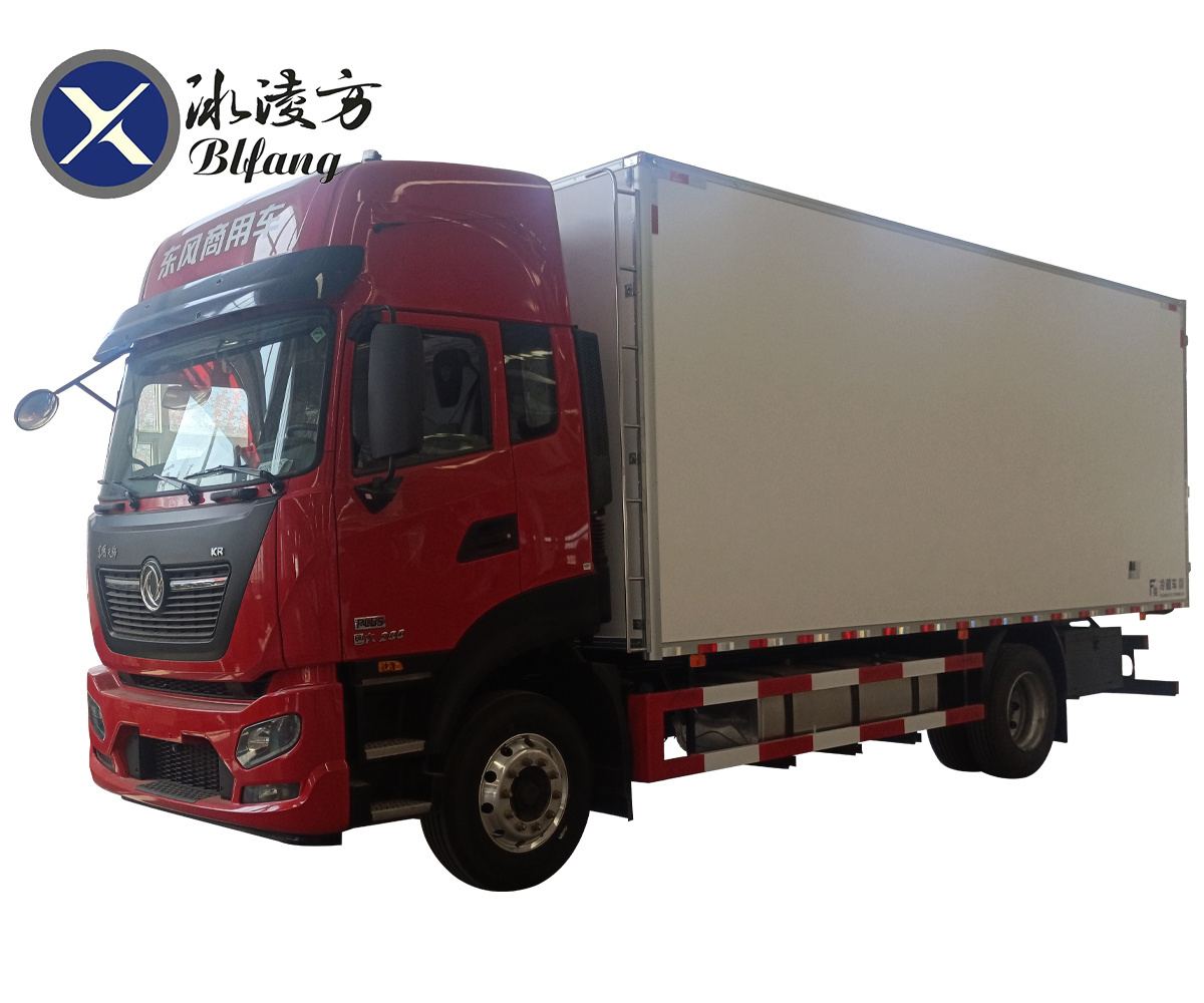 DONGFENG Tianjin KR PLUS Transport Food fish keep warm Freezer Van Heavy Refrigerated Truck