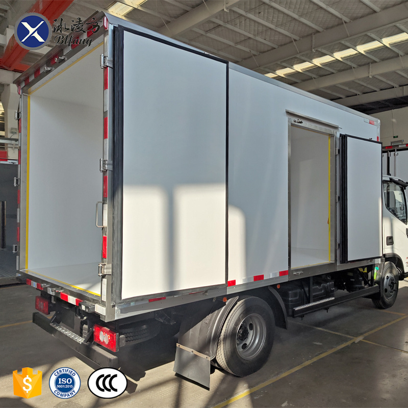 BLFang brand 16 ft PU foam transport Meat vegetable Insulated box sandwich Panel Refrigerated Truck body for sale