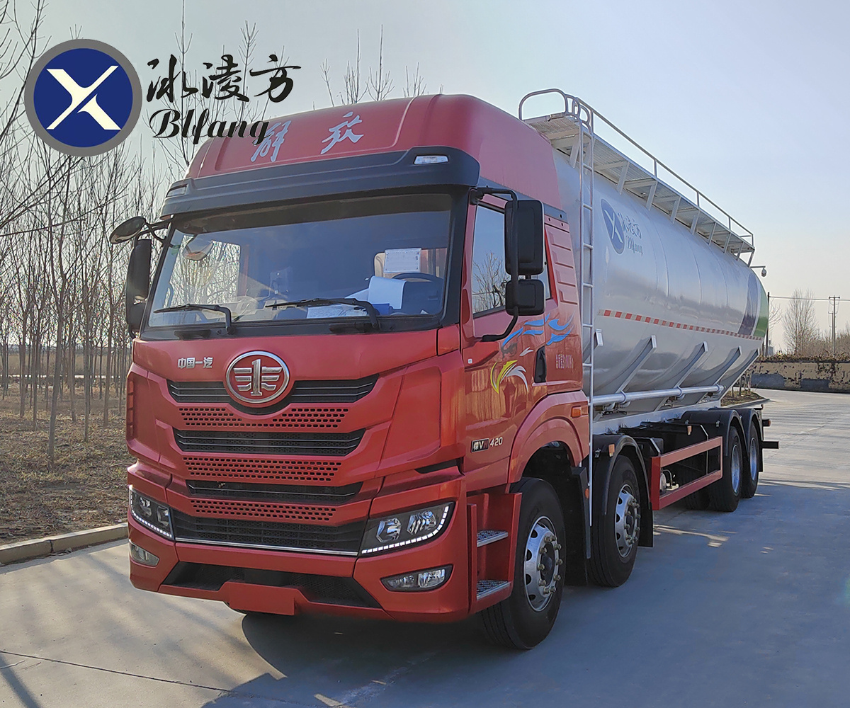 FAW 420HP 31T Heavy Large capacity Animal chickens ducks pigs Bulk feed transport Delivery Tanker Truck