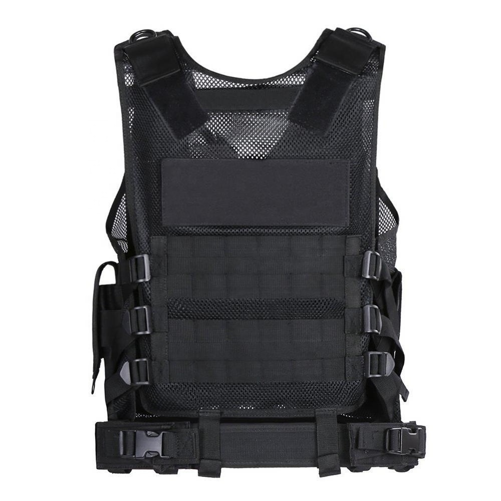 Yakeda lightweighted fishing Hot Sale Mesh Vest black green Outdoor Equipment Chaleco Tactico Tactical Vest