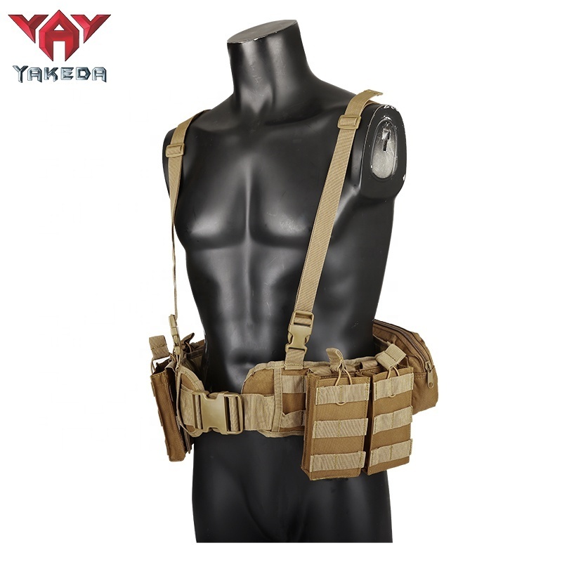 YAKEDA Custom Tactical Chest Rig Vest Crossbody Harness Outdoor Tactical Gear Tactical Chest Rig